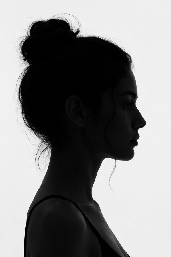 Example right profile image